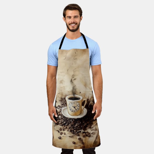 Coffee beans apron (Worn)
