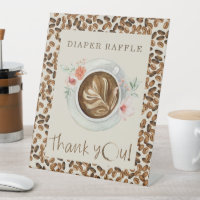 Coffee Beans Baby Shower Diaper Raffle Thank You