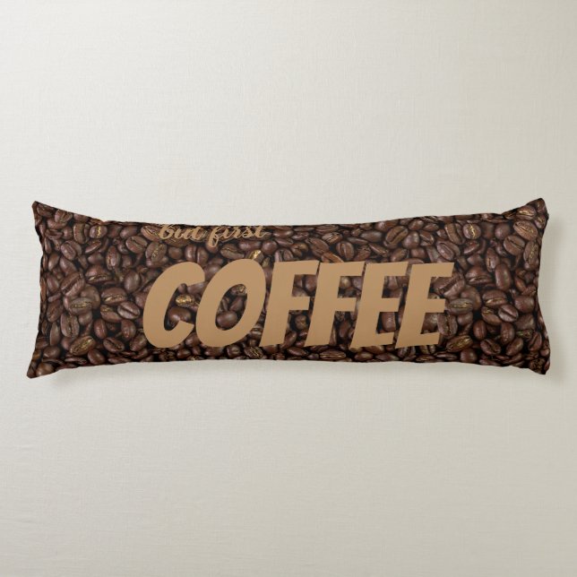 Coffee Beans Body Cushion (Front)