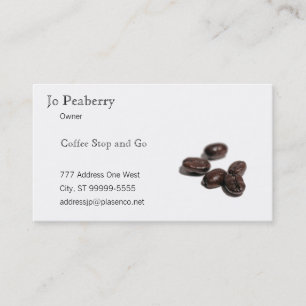 Coffee Beans Business Card