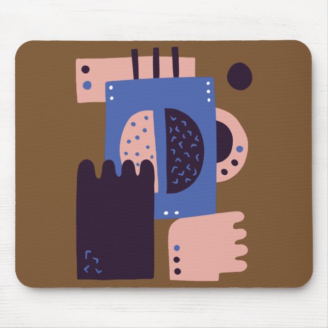 Coffee Beans - Caffeine Lover Art Mouse Pad (Front)