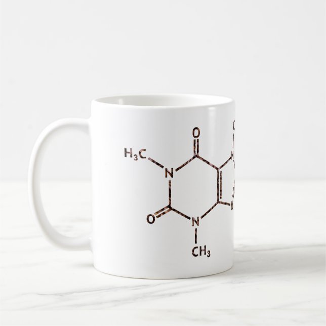 Coffee Beans Caffeine Mug (Left)