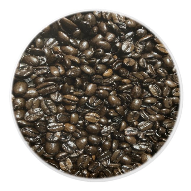 Coffee Beans Ceramic Knob (Front)