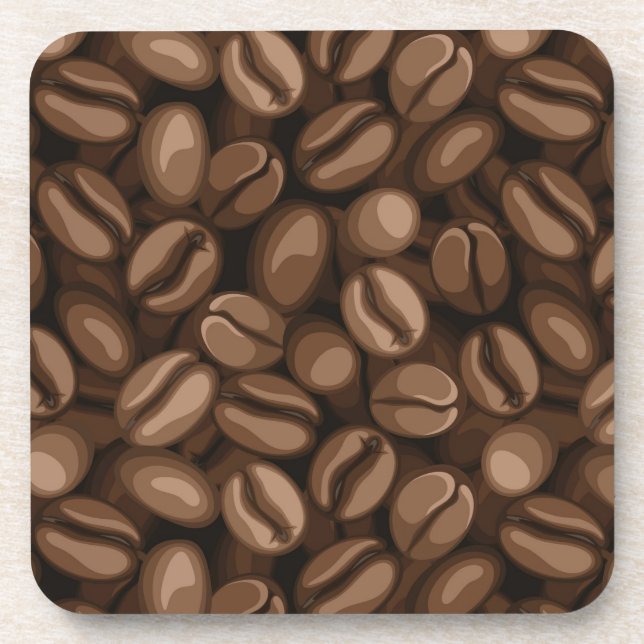 Coffee beans coaster (Front)