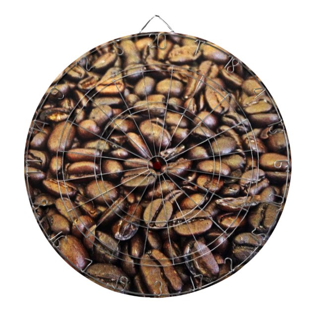 coffee beans dartboard (Front)