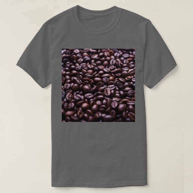 Coffee beans face mask cafe bistro nuts get your n T-Shirt (Design Front)