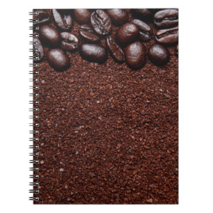 Coffee Beans - Java Bean Customised Templates Spiral Notebook