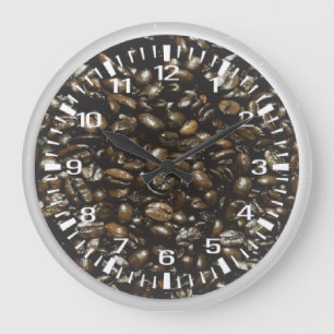 Coffee Beans Large Clock