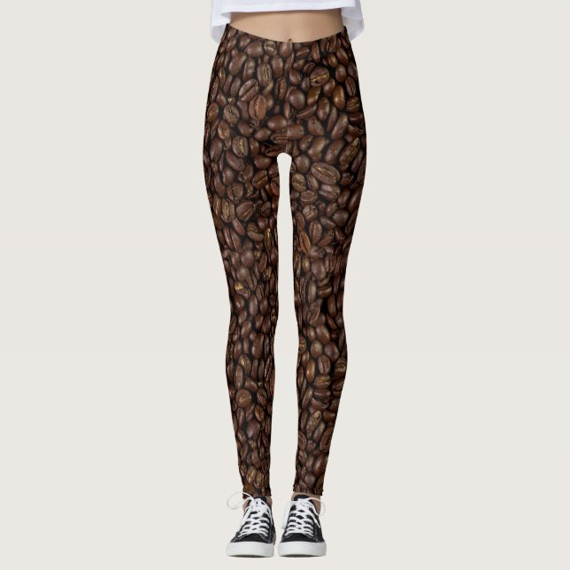 Coffee Beans Leggings (Front)