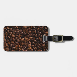 coffee beans luggage tag