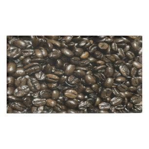 Coffee Beans Name Tag
