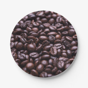 Coffee Beans paper plates
