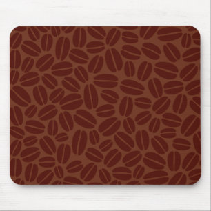 Coffee Beans Pattern Mouse Pad