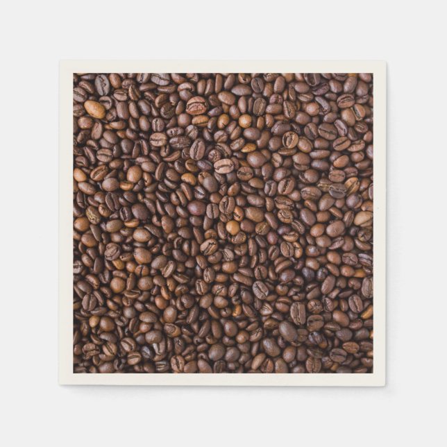 Coffee beans pattern napkin (Front)