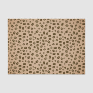 Coffee beans pattern tissue paper
