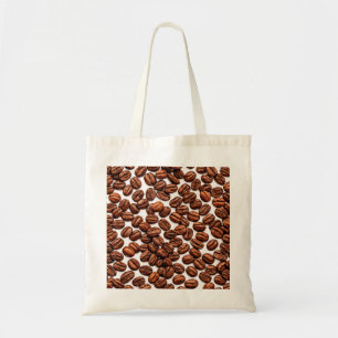 Coffee Beans Pattern Tote Bag