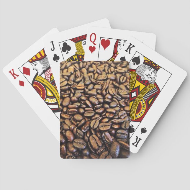 coffee beans playing cards (Back)