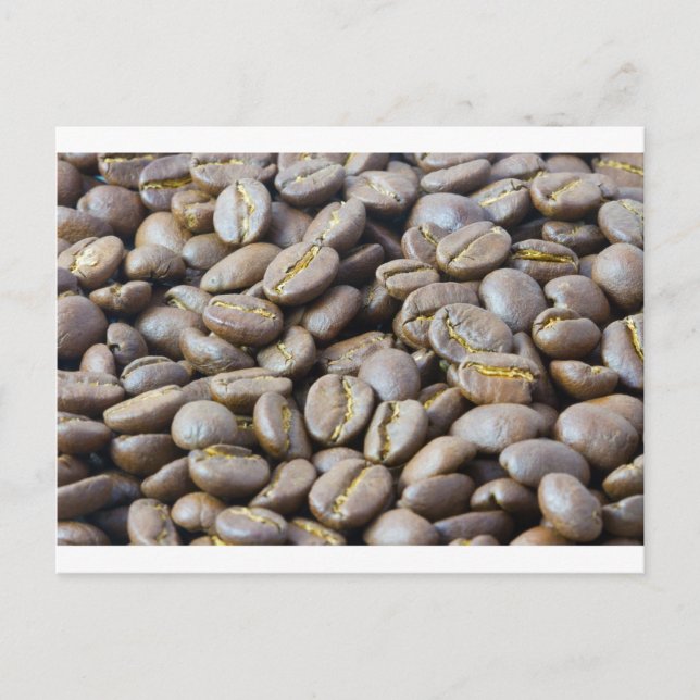 coffee beans postcard (Front)