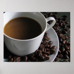 Coffee beans poster
