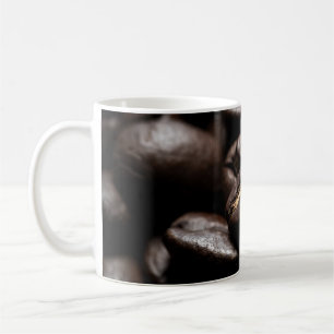 Coffee beans roasted food coffee mug