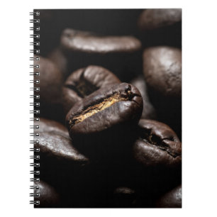 Coffee beans roasted food coffee notebook