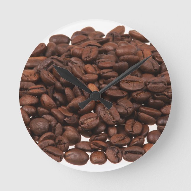 Coffee Beans Round Clock (Front)
