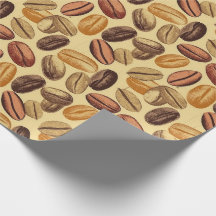 Coffee Beans Rustic Vintage Pattern No2