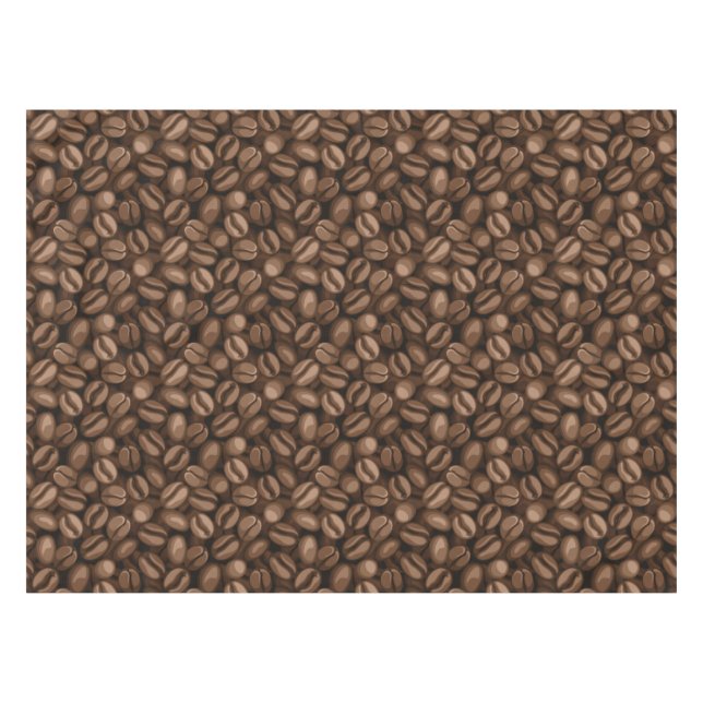 Coffee beans tablecloth (Front (Horizontal))