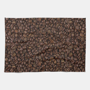 Coffee Beans Tea Towel