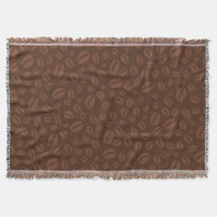Coffee Beans Throw Blanket Decor