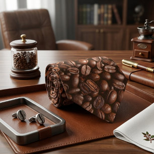 Coffee Beans Tie