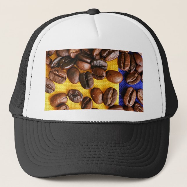 Coffee Beans Trucker Hat (Front)