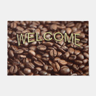 Coffee Beans Welcome Doormat