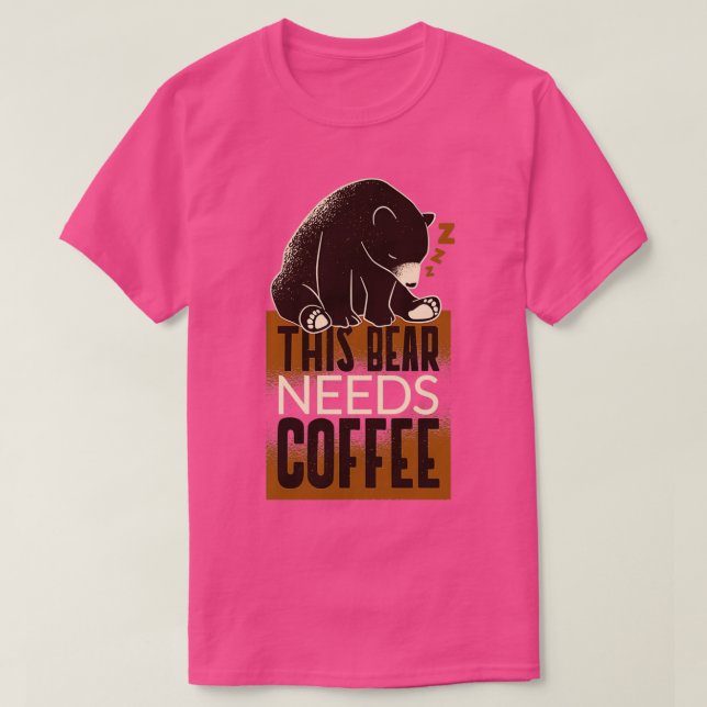 COFFEE BEAR T-Shirt (Design Front)