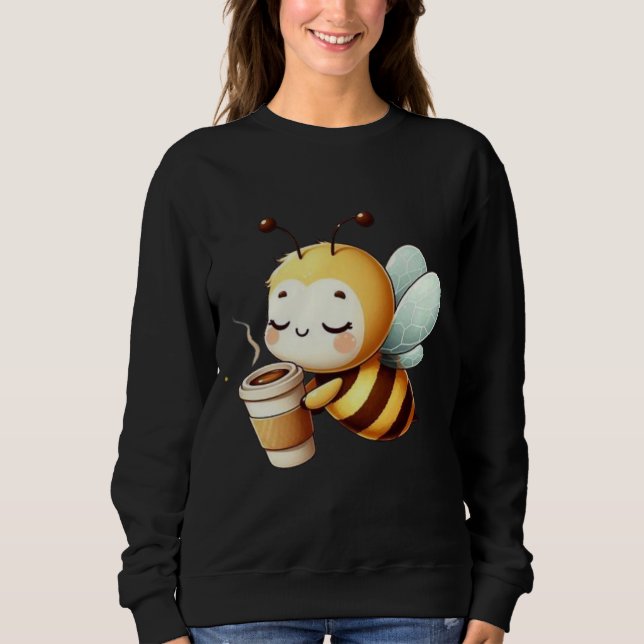 Coffee Bee – Morning Energy Mode Sweatshirt (Front)