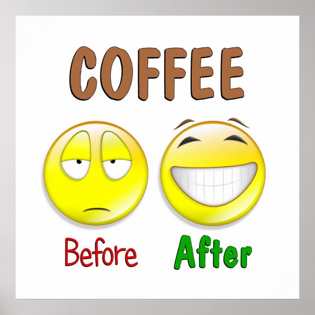Coffee Before After Poster (Front)