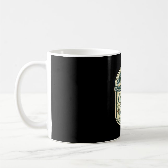 Coffee before climb hiking funny men women  mug (Left)
