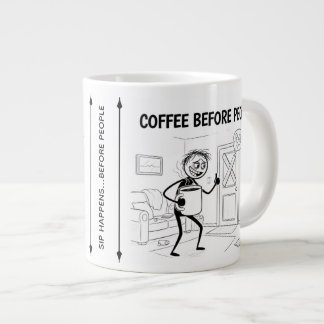 Coffee Before People Mug – Funny Coffee Cup