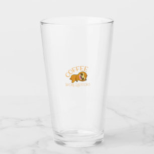 Coffee Before Questions Sloth T-Shirt Glass