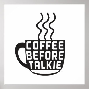 Coffee Before Talkie Poster