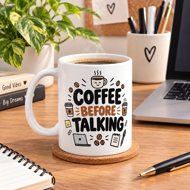Coffee Before Talking Funny Office  Coffee Mug (Creator Uploaded)