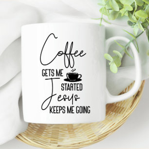 Coffee Bible Life Quote Mug
