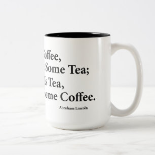 Coffee? Black 15 oz Two-Tone Mug