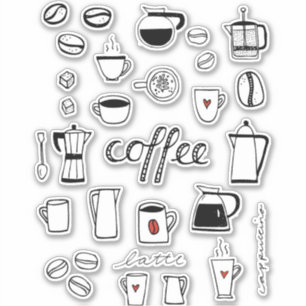 Coffee Black and White Café