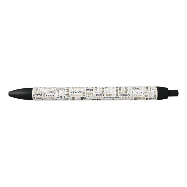 Coffee Black Ink Pen (Front)