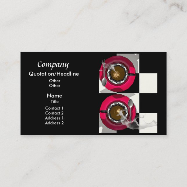 Coffee Board Business Card (Front)