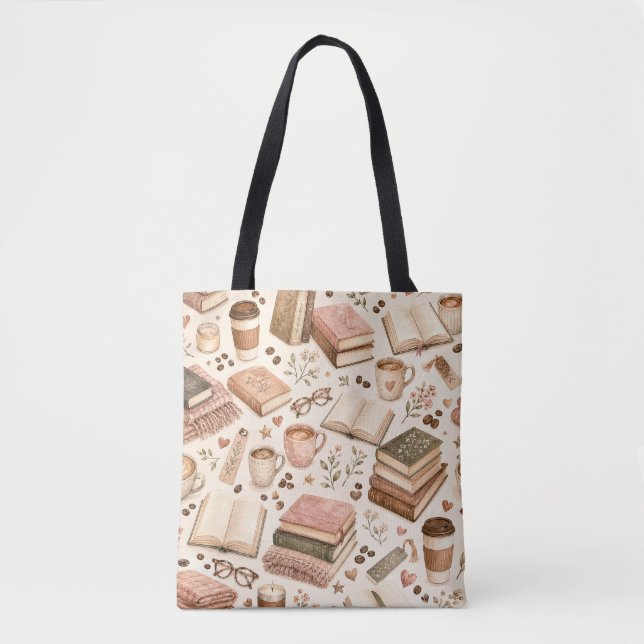 Coffee Books and Things Tote Bag (Front)
