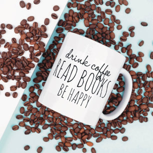 Coffee Books Happiness Coffee Mug