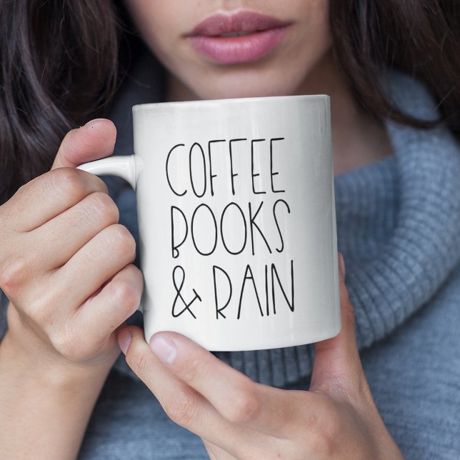 Coffee Books & Rain Mug (Creator Uploaded)