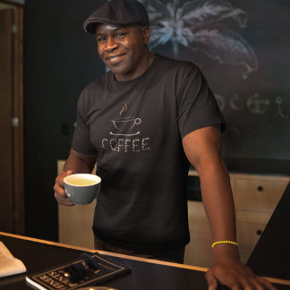 Coffee Bowl & Coffee Beans T-Shirt